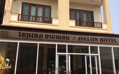 Avalon hotel overview in Vientiane