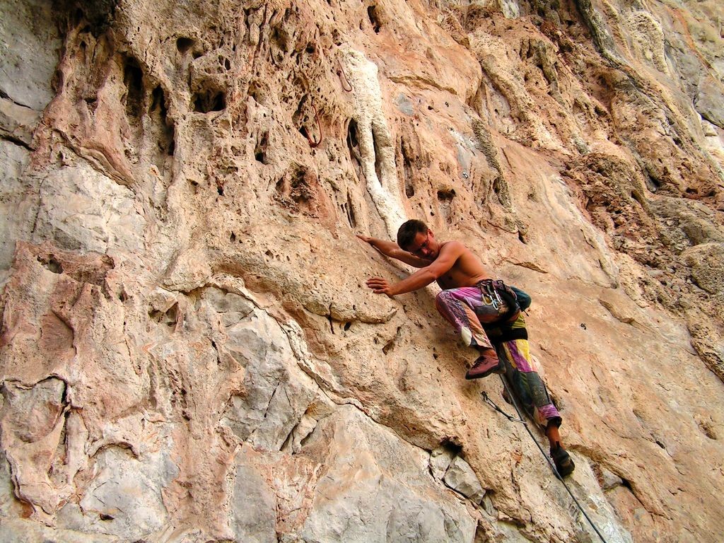 Climbing laos