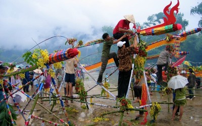 Rocket festival in Laos