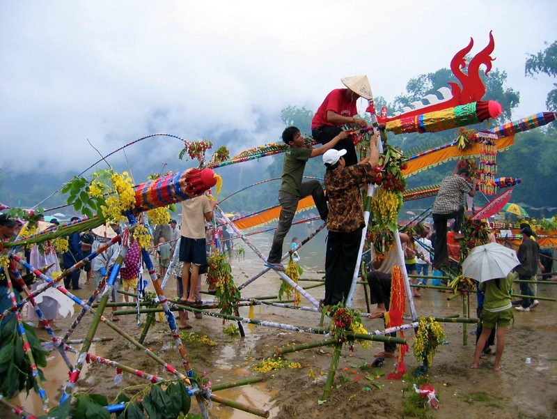 Rocket festival in Laos