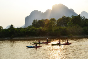 Vang vieng Kayaking