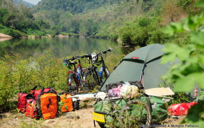 Camping in Laos