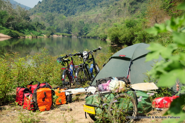 Camping in Laos