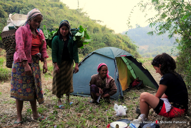 Camping in Laos