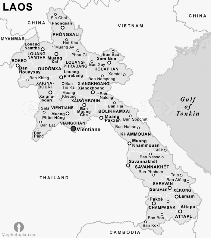 laos-political-map-black-and-white